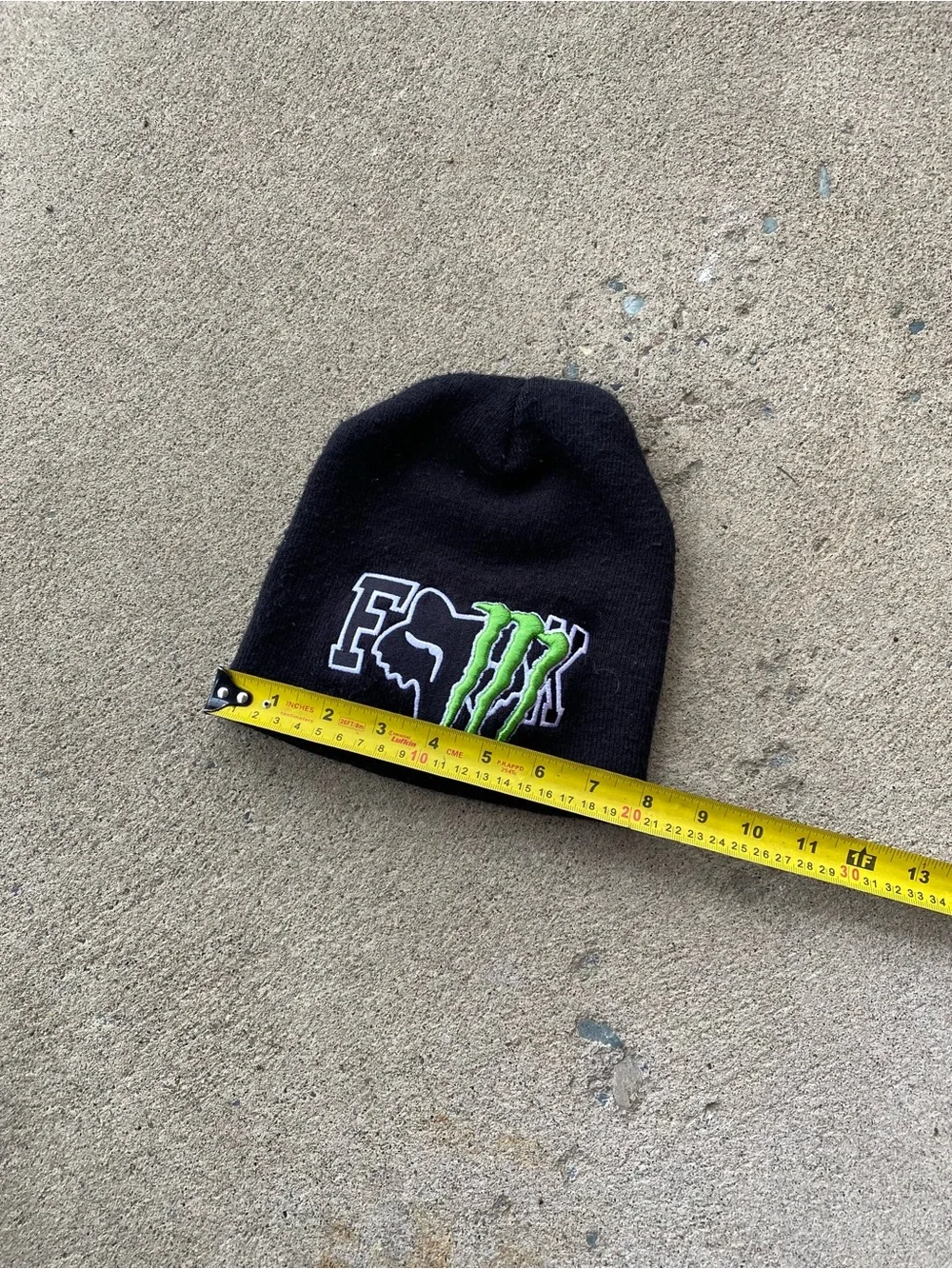 00s Y2k Fox Racing x Monster Energy Beanie - Picture 3 of 4